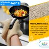 Terry Cloth Pot Holders for Kitchen 9 x 12 Inch. Pack of 12 Natural Color Hot Pads for Kitchen. Washable Pot Holder with Hand Hole. Thick Cotton 460 F