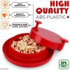 Chicken Shredder Tool Twist Durable Meat Shredder for Easy Shredding Portable Handheld Design with Non Slip Base Includes Cleaning Brush 7.87 in Diame