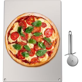 VEVOR Steel Pizza Stone for Oven, Steel Pizza Plate, A36 Steel Baking Steel Pizza Stone for Grill (default: default)