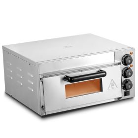 VEVOR Commercial Countertop Pizza Oven Electric Pizza Oven for 14" Pizza Indoor (default: default)